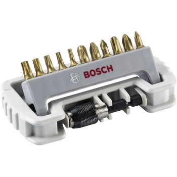 Bosch Set capete de surubelnita, 11 buc., inclusiv suport capete de surubelnita PH1; P set 12 buc.