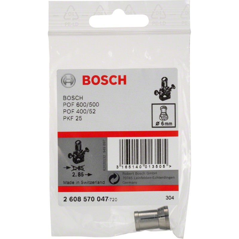 Bosch Bucsa 6mm pentru GGS si POF