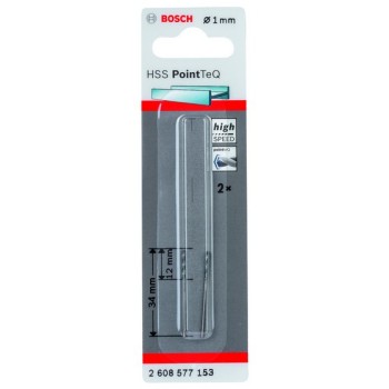 Bosch Set 2 burghie spiral HSS PointTeQ, 1x12mm