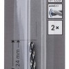 Bosch Set 2 burghie spiral HSS PointTeQ, 2x24mm