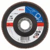 Bosch Disc de slefuire evantai X551, Expert for Metal D=125mm G=40, cu degajare