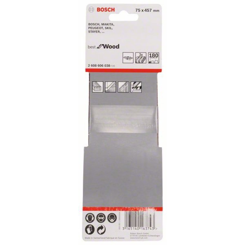 Bosch Set 3 benzi RW R 180/75X457