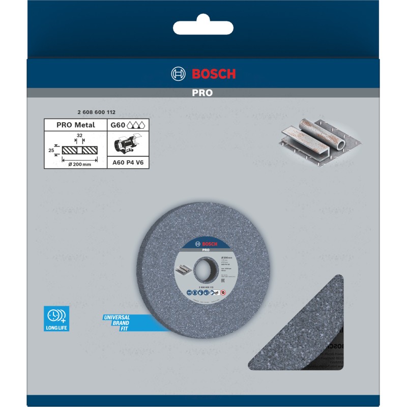Bosch Disc de slefuire pentru polizor de banc 200x32x60mm, G60
