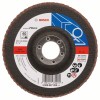 Bosch Disc de slefuire evantai X551, Expert for Metal D=125mm G=40, cu degajare