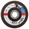 Bosch Disc de slefuire evantai X571, Best for Metal D=125mm G=80, drept
