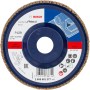 Bosch Disc de slefuire evantai X431, Standard for Metal 125mm, 22,23mm, 120