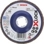 Bosch Discuri de slefuire evantai X-LOCK, versiunea dreapta, placa din plastic, D125, G40