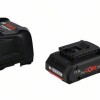Bosch 2xProCORE 18V + GAL1880CV Set 2 acumulatori Li-Ion, 18V, 4Ah ProCORE + Incarcator rapid de 8Ah