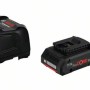 Bosch 2xProCORE 18V + GAL1880CV Set 2 acumulatori Li-Ion, 18V, 4Ah ProCORE + Incarcator rapid de 8Ah