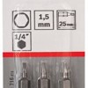 Bosch Set 3 biti HEX1.5 XH, 25mm, 1/4"