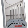 Bosch Set 5 burghie pentru placi ceramice CYL-9, D4-10mm