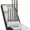 Bosch Set 5 burghie Robust Line pentru gaurire cu percutie, SDS Plus-5, D5-10mm