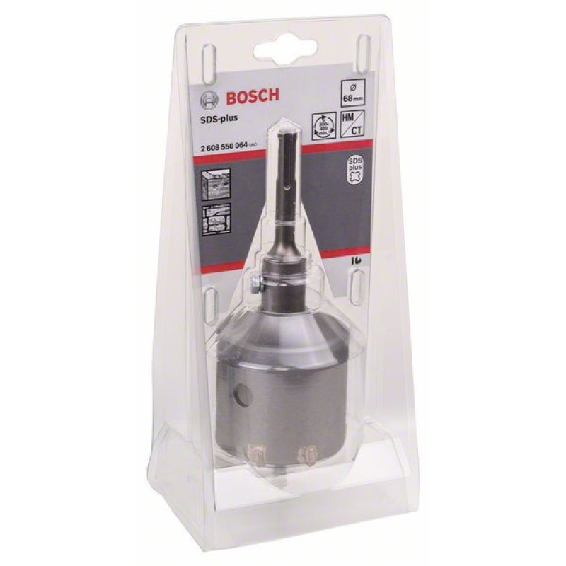 Bosch Set 3 carote SDS-Plus, 68x54mm