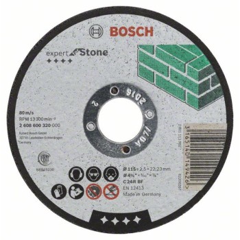 Bosch Disc de taiere drept Expert for Stone C 24 R BF, 115mm, 2.5mm