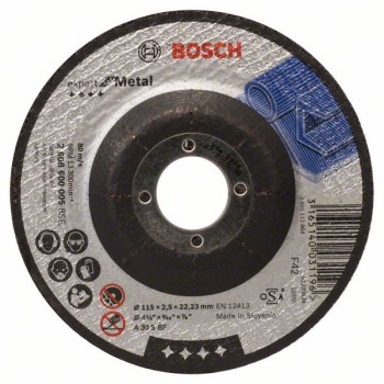 Bosch Disc de taiere cu degajare Expert for Metal A 30 S BF, 115mm, 2.5mm