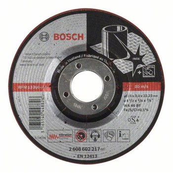 Bosch Disc de degrosare semiflexibil WA 46 BF, 115mm, 3.0mm
