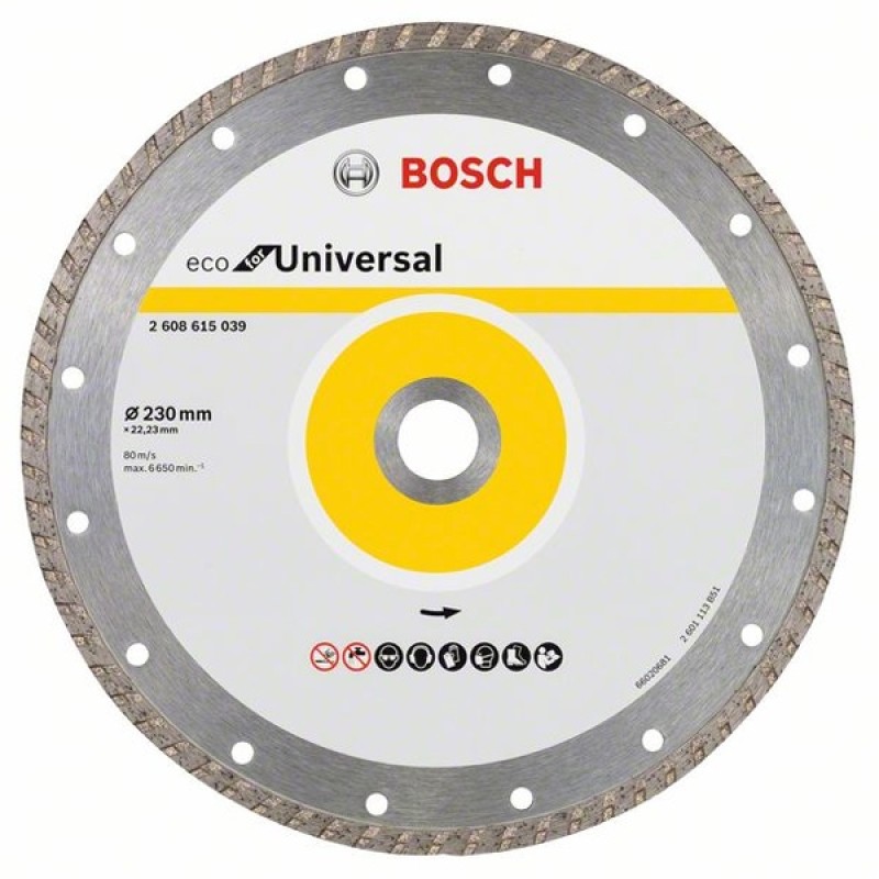 Bosch Disc diamantat ECO Universal 230x22.23x3.0mm