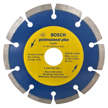 Bosch Disc diamantat pentru materiale constructii 125x22,23x2x7mm