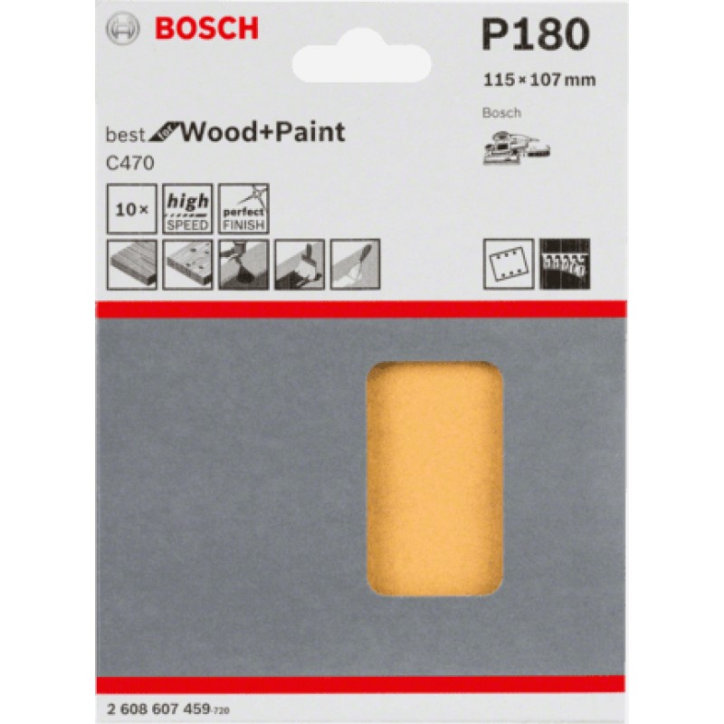 Bosch 10 Foi abrazive C470 RW 180/115x107 arici