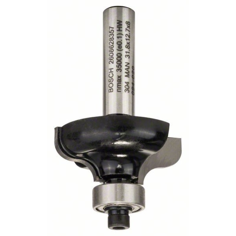 Bosch Freza pentru realizarea muchiilor G, 8mm, R1 4.8mm, D 31.8mm, L 12.4mm, G 54