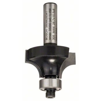 Bosch Freza de rotunjit, 8mm, R1 8mm, L 15,2mm, G 53mm 8mm, R1 8mm, L 15,2mm, G