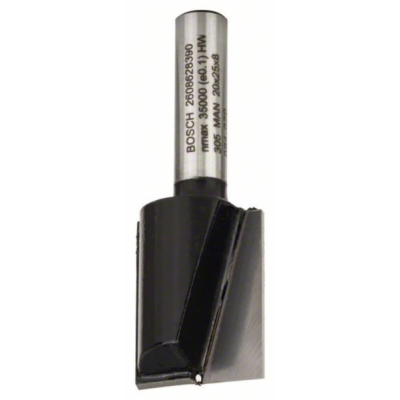 Bosch Freza dreapta, 8mm, D1 20mm, L 25mm, G 56mm 8mm, D1 20mm, L 25mm, G 56mm
