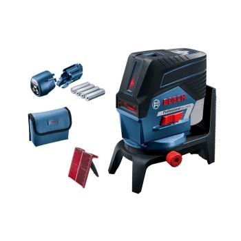 Bosch GCL 2-50 C + RM 2 Set nivela laser cu linii, 20m, receptor 50m, precizie 0.3mm/m