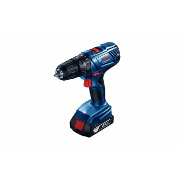 Bosch GSB 180-LI Masina de gaurit cu percutie + 2xAcumulatori GBA 18V, 2.0Ah + Incarcator rapid AL 1814 CV + Valiza profesionalala