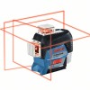 Bosch GLL 3-80 C Nivela laser cu linii, 30m, receptor 120m, precizie 0.2mm/m + BM1 + L-Boxx
