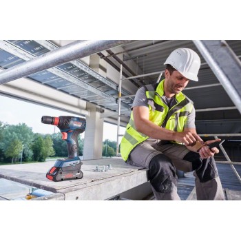 Bosch GDX 18V-200C Masina de infiletat si desfiletat cu impact cu acumulator + 2 x Acumulatori GBA 18V 5.0Ah + Incarcator rapid GAL 1880 CV + L-Boxx