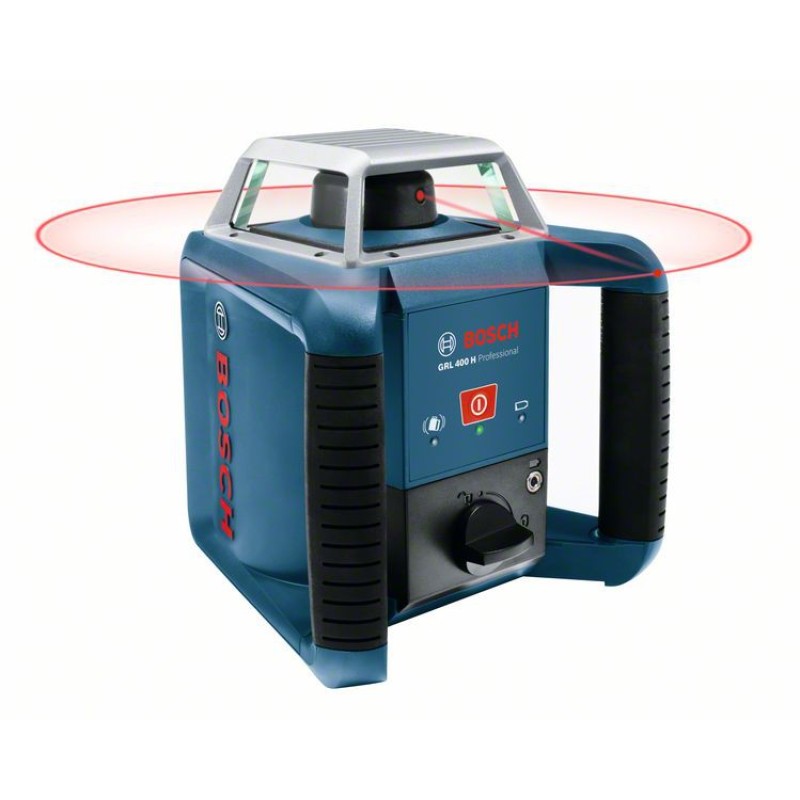 Bosch GRL 400 H Nivela laser rotativa, 20m, receptor 400m, precizie 0.08 mm/m