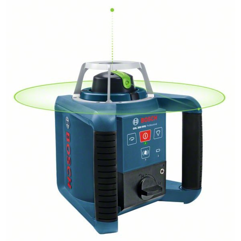 Bosch GRL 300 HVG+LR1+RC1+WM4 nivela laser rotativa, 100m, receptor 300m, precizie 0.1 mm/m