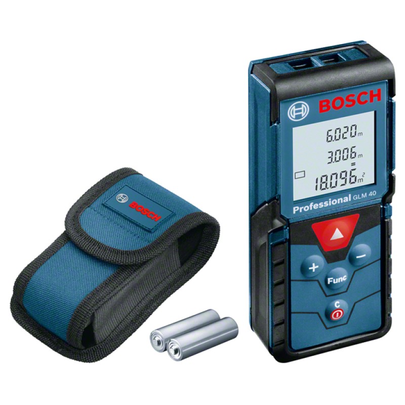 Bosch GLM 40 Telemetru cu laser, 0.15-40m, precizie 1.5mm