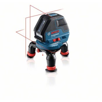 Bosch GLL 3-50+BM1+LR2 nivela laser cu linii, 10m, receptor 50m, precizie 0.3 mm/m + 1 baterie 9V (6LR61) + L-Boxx