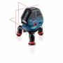 Bosch GLL 3-50+BM1+LR2 nivela laser cu linii, 10m, receptor 50m, precizie 0.3 mm/m + 1 baterie 9V (6LR61) + L-Boxx