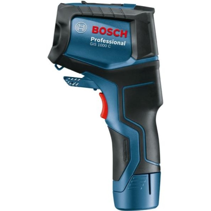 Bosch GIS 1000C Termodetector -40C/+1000C, precizie 2% + 1 x Acumulator GBA 12V 2.0Ah + Incarcator rapid GAL 12V-40 Professional + L-Boxx 136