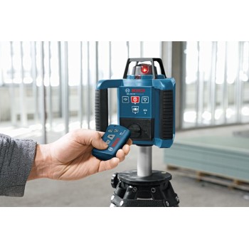 Bosch GRL 250 HV Nivela rotativa, receptor 125m, precizie 0.1 mm/m