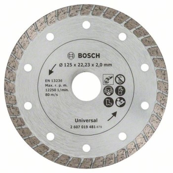Bosch Disc de taiere diamantat Turbo 125mm
