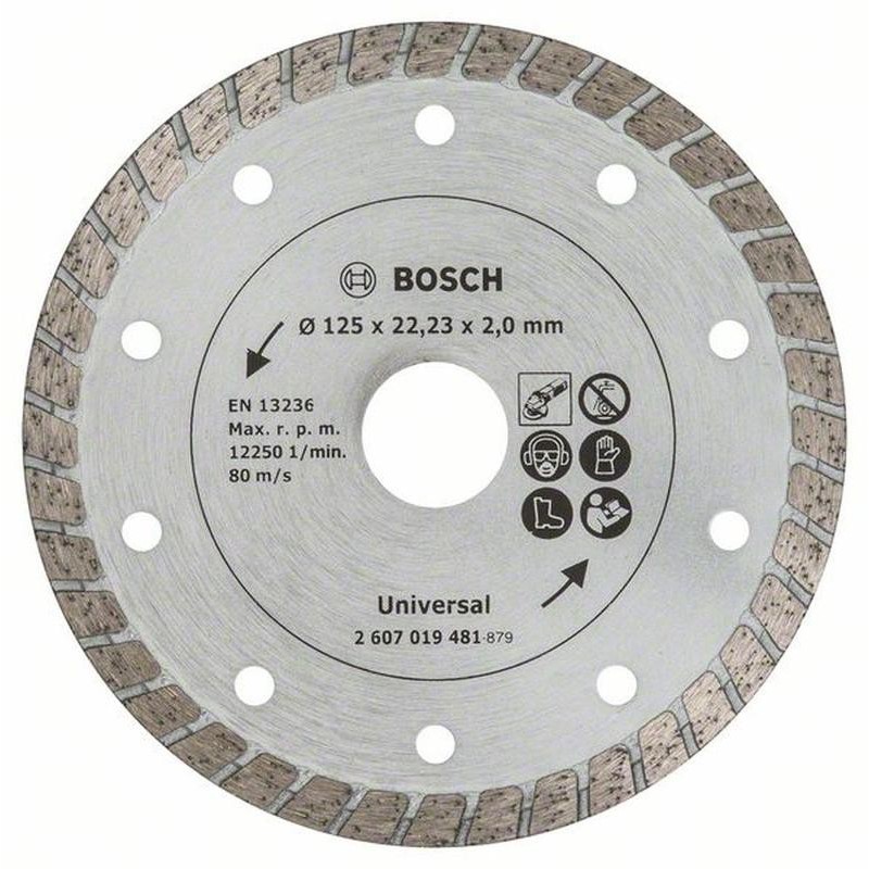 Bosch Disc de taiere diamantat Turbo 125mm
