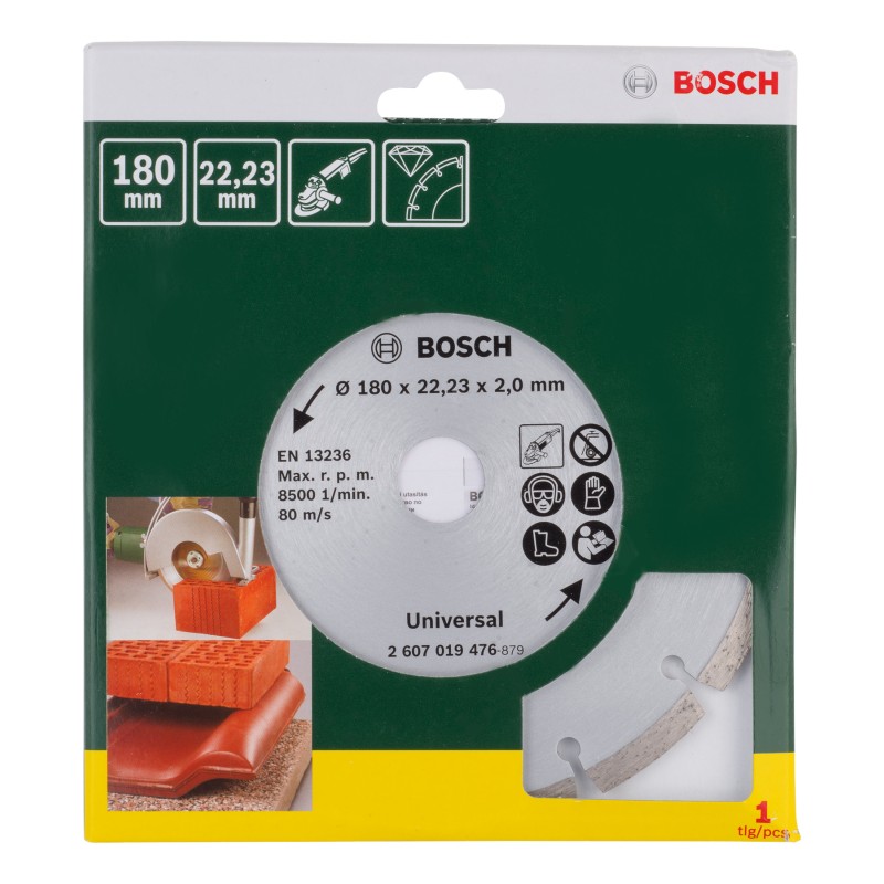 Bosch Disc de taiere diamantat pentru materiale de constructii 180mm