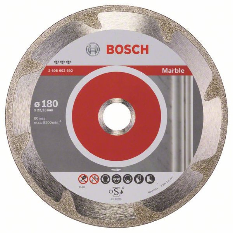 Bosch Disc diamantat Best for Marble 180x22,23x2,2x3mm