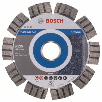 Bosch Disc diamantat Best for Stone 125x22.23x2.2x12mm