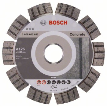 Bosch Disc diamantat Best for Concrete 125x22.23x2.2x12mm