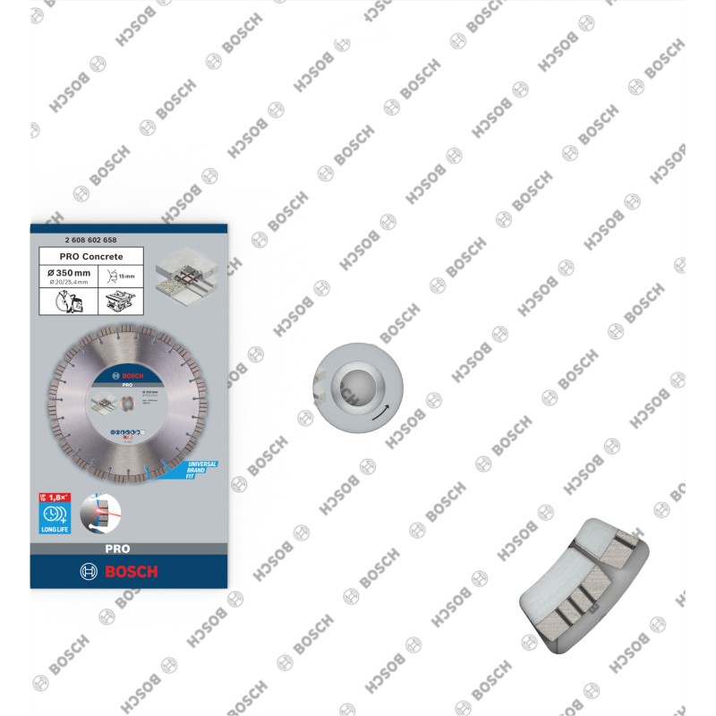 Bosch Disc diamantat Pro Concrete 350x15x3.2mm
