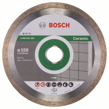 Bosch Disc diamantat Standard for Ceramic 150x22.23x1.6x7mm