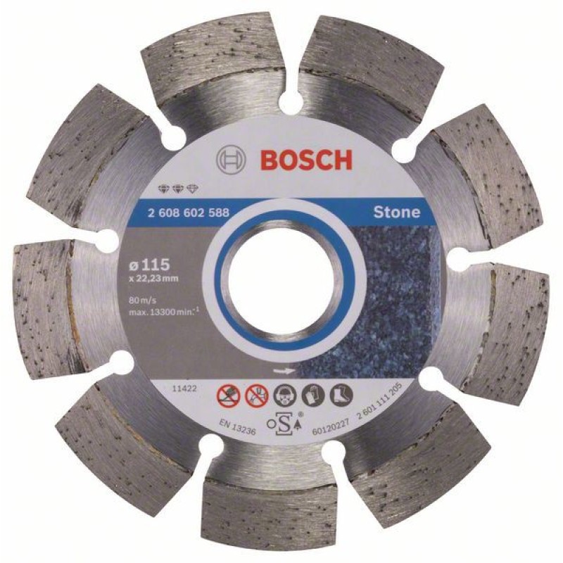Bosch Disc diamantat Expert for Stone 115x22.23x2.2x12mm