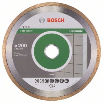 Bosch Disc diamantat Standard pentru ceramica 200x25.40x1.6x7mm