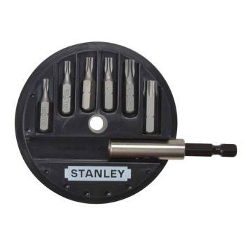Stanley 1-68-739 Set 7 piese1/4" - Torx: T10, T15, T20, T25, T30, T40 + adaptor magnetic