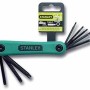 Stanley 4-69-263 Set 8 chei Torx pliabili in carcasa T9/T10/T15/T20/T25/T27/T30/T40