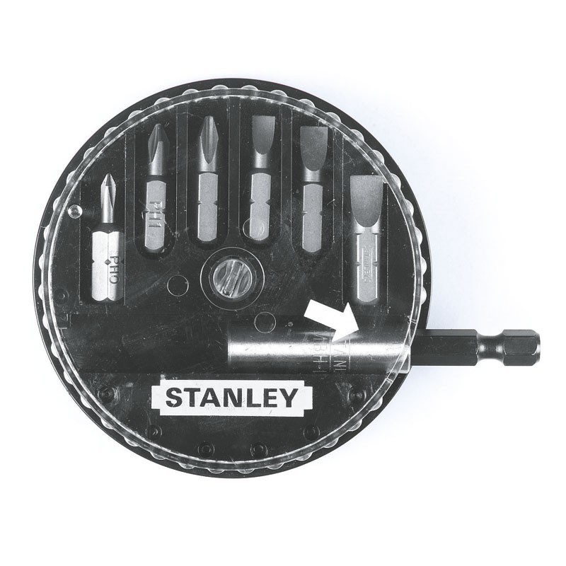 Stanley 1-68-735 Set 7 biti, PZ, drepti, adaptor magnetic